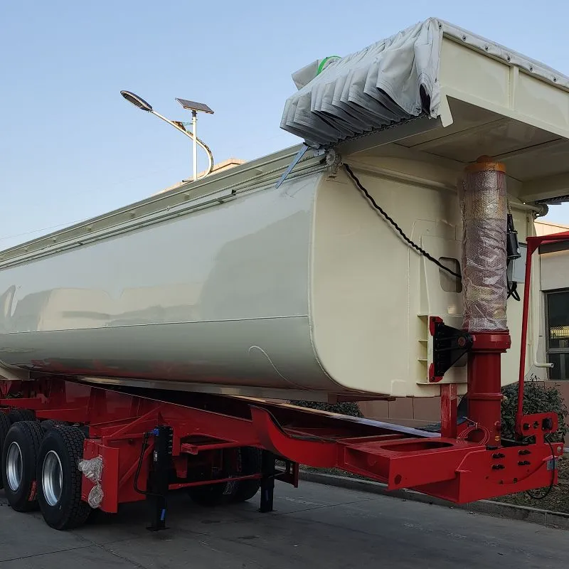 3 Axles 35 Cubic Meters Dumper Tipping Trailer