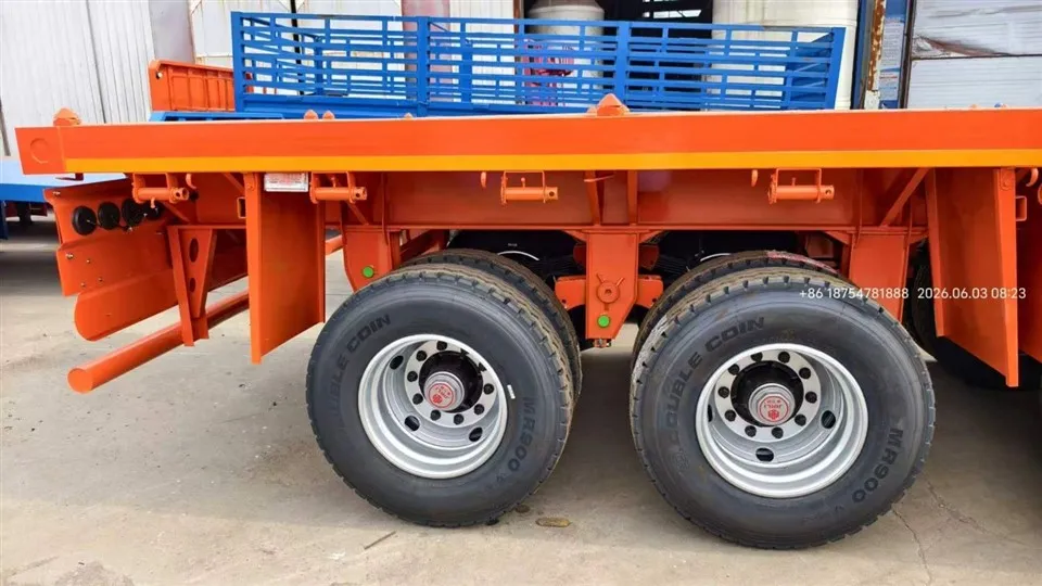 4-Axle Heavy Duty Flatbed Semi Trailer 70T best