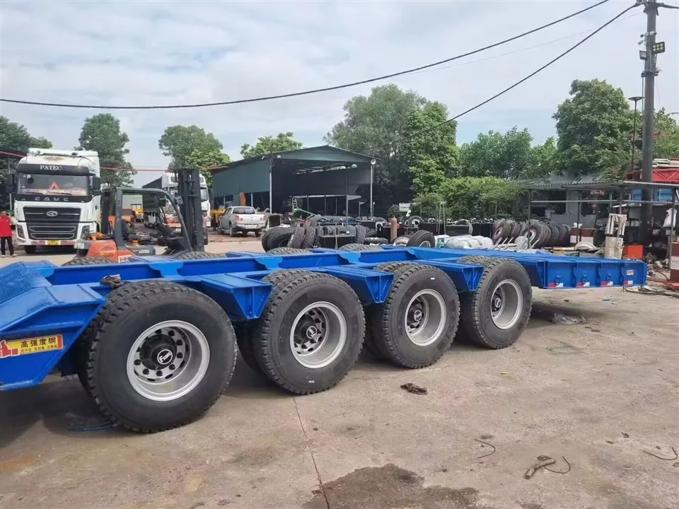 4 Axle Lowboy Low Bed Semi Trailer best