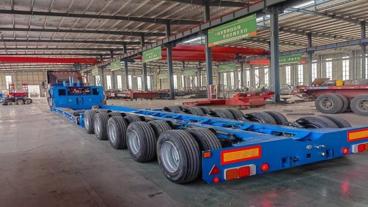 60 Ton Low Bed Trailer factory